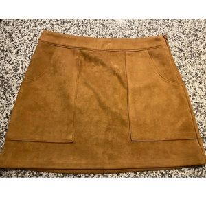 Suede Skirt